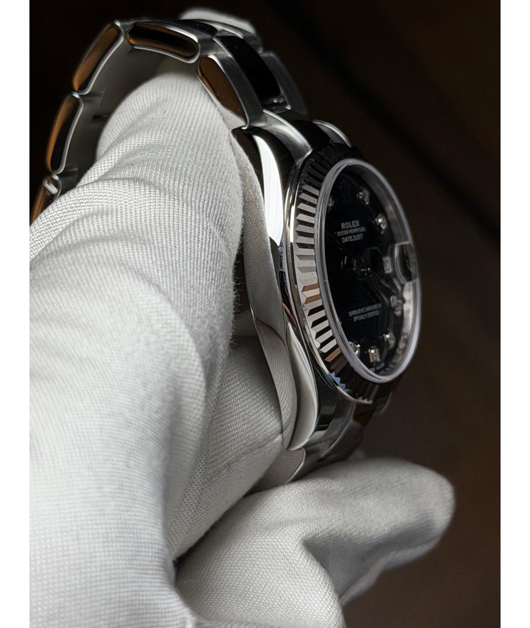 ROLEX Темно-синие часы, фото 6