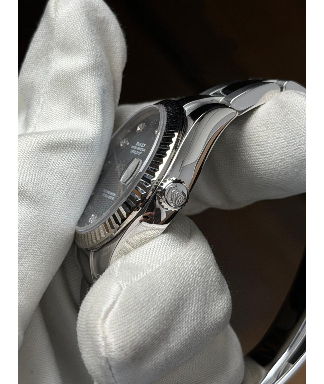 ROLEX Темно-синие часы, фото 5