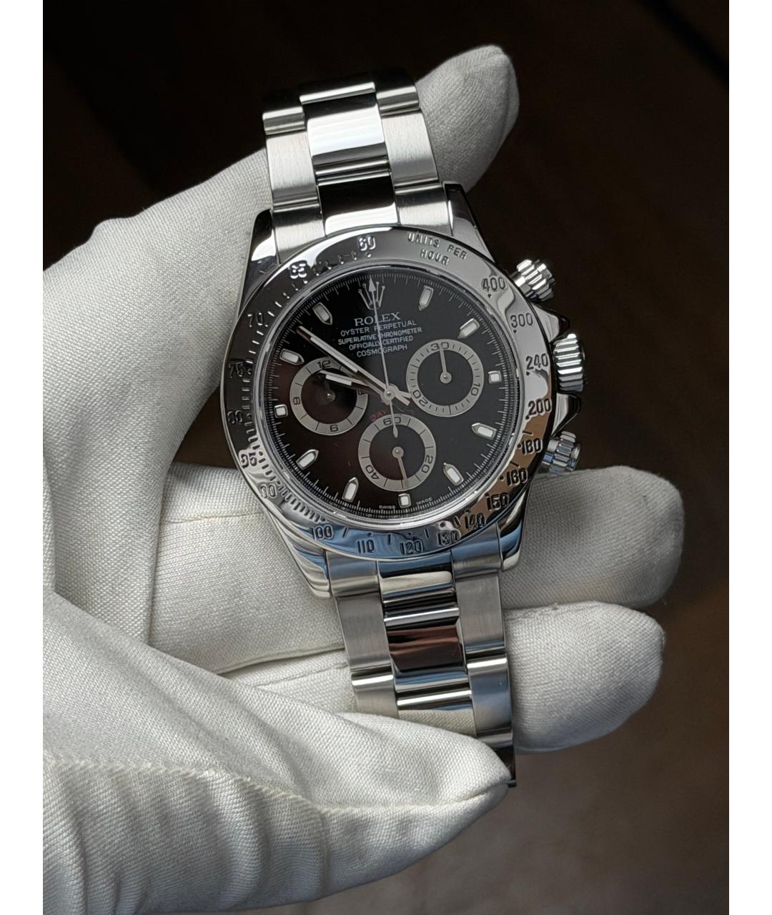 ROLEX Черные часы, фото 2