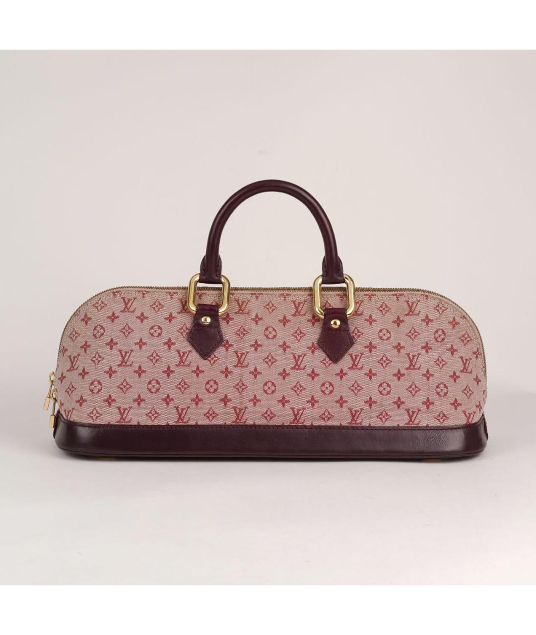 LOUIS VUITTON Розовая жаккардовая сумка с короткими ручками, фото 2