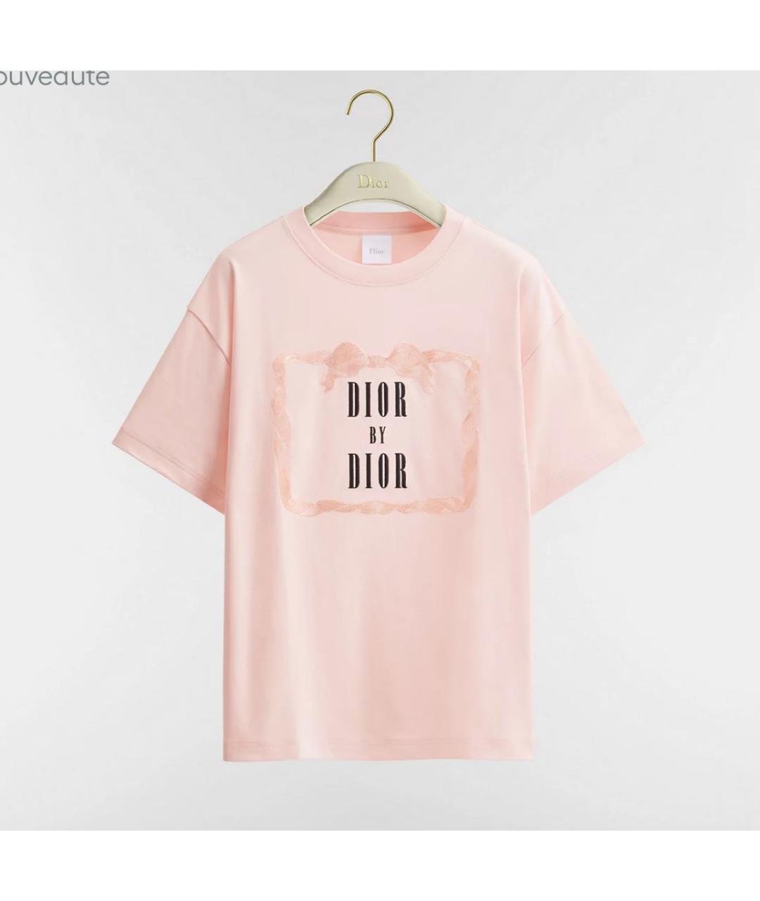 CHRISTIAN DIOR Розовая футболка, фото 4