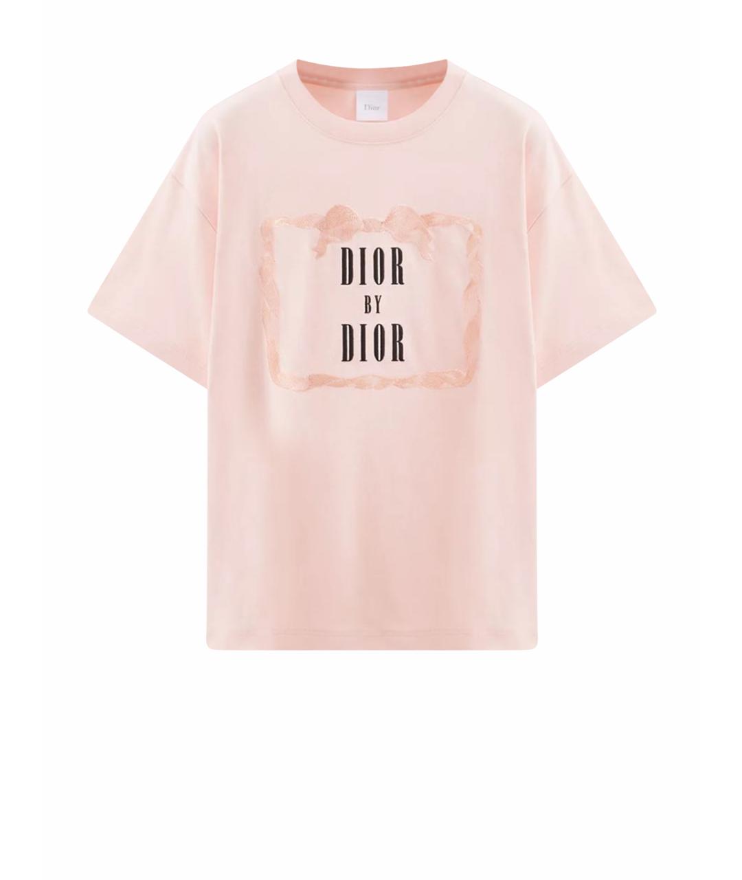 CHRISTIAN DIOR Розовая футболка, фото 1