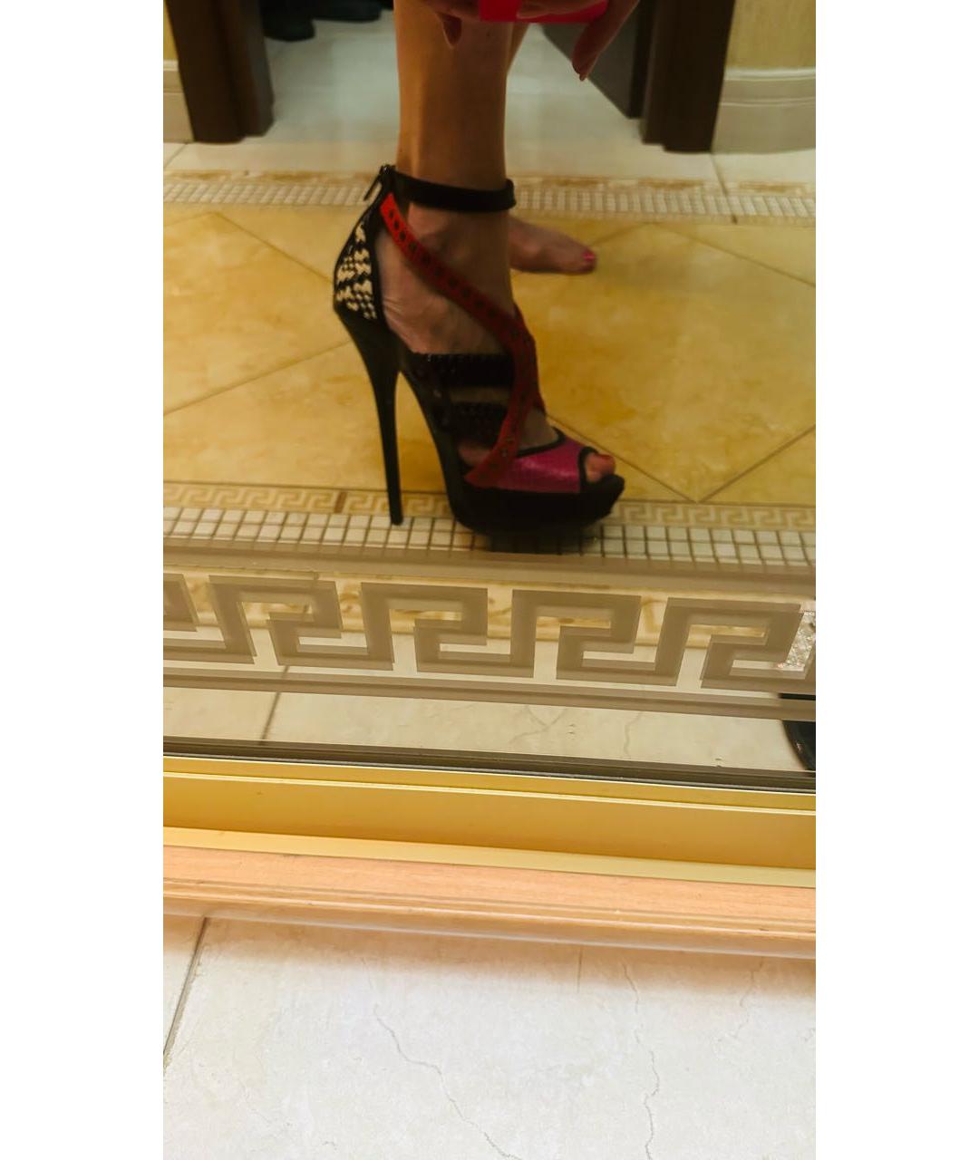 JIMMY CHOO Мульти кожаные босоножки, фото 6