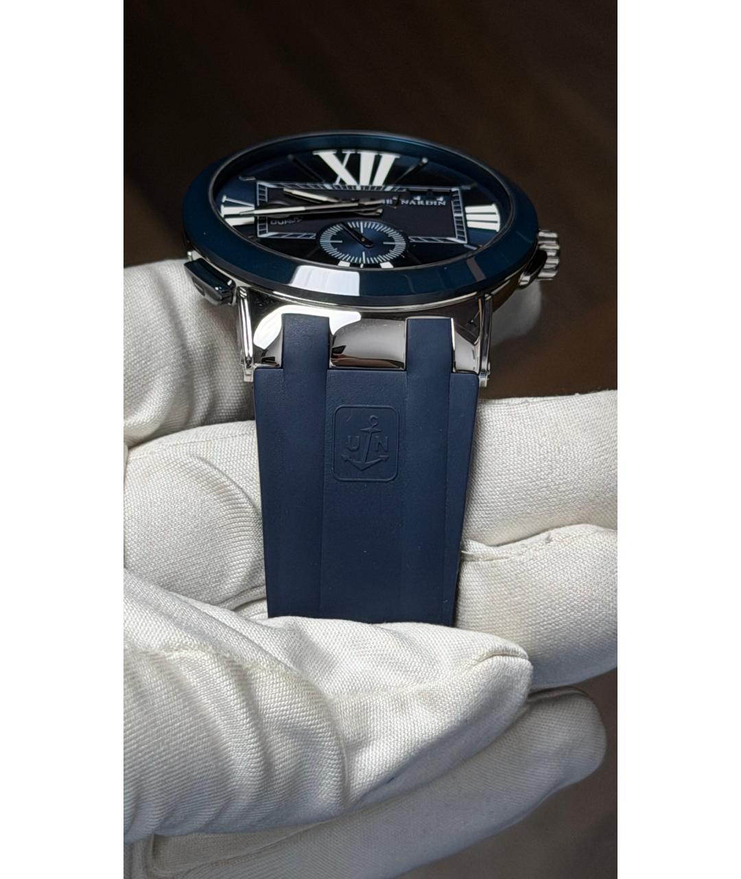 Ulysse Nardin Темно-синие часы, фото 5