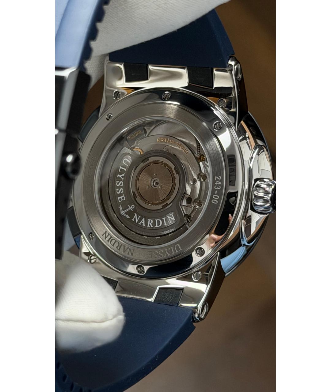 Ulysse Nardin Темно-синие часы, фото 8
