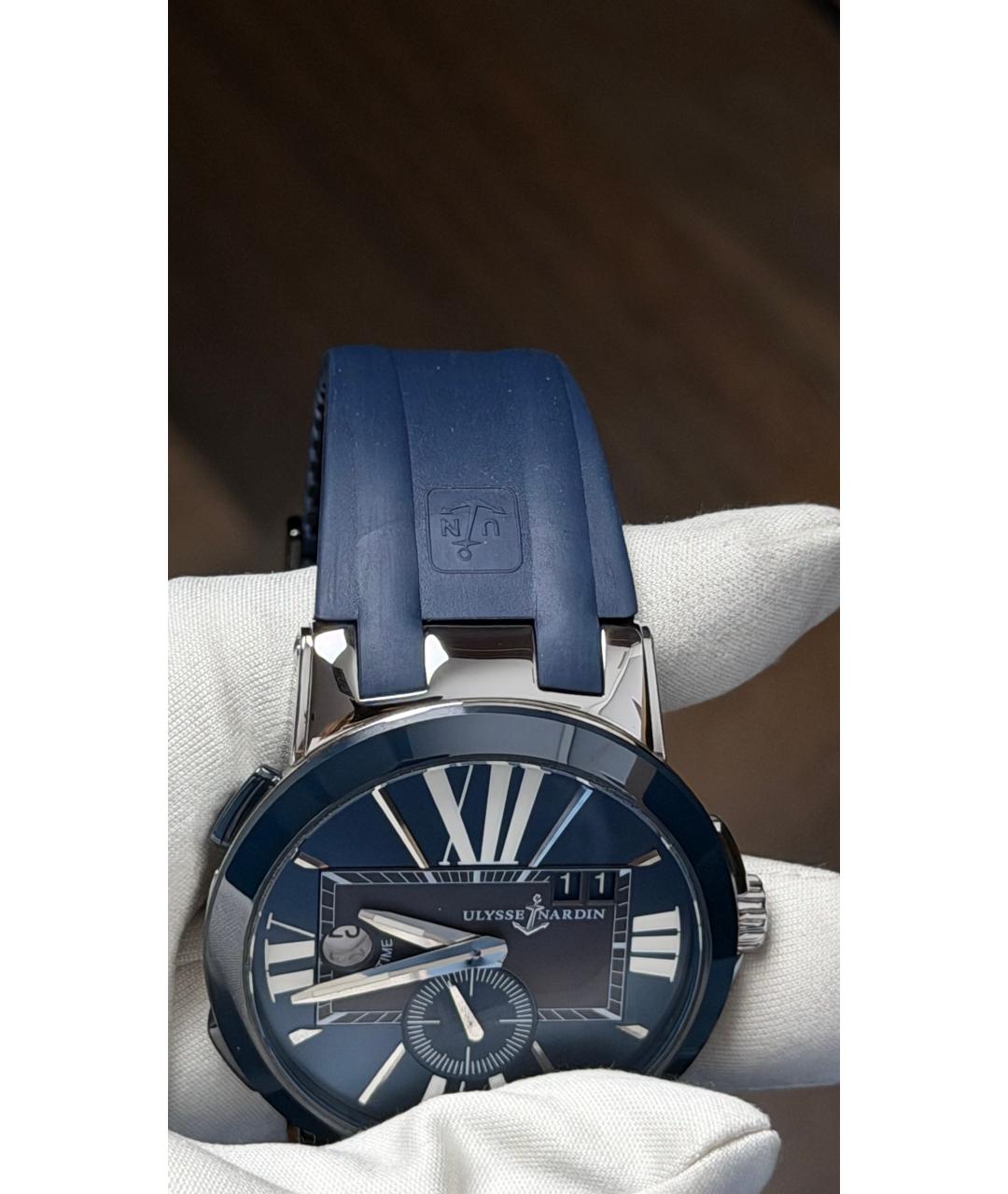 Ulysse Nardin Темно-синие часы, фото 6