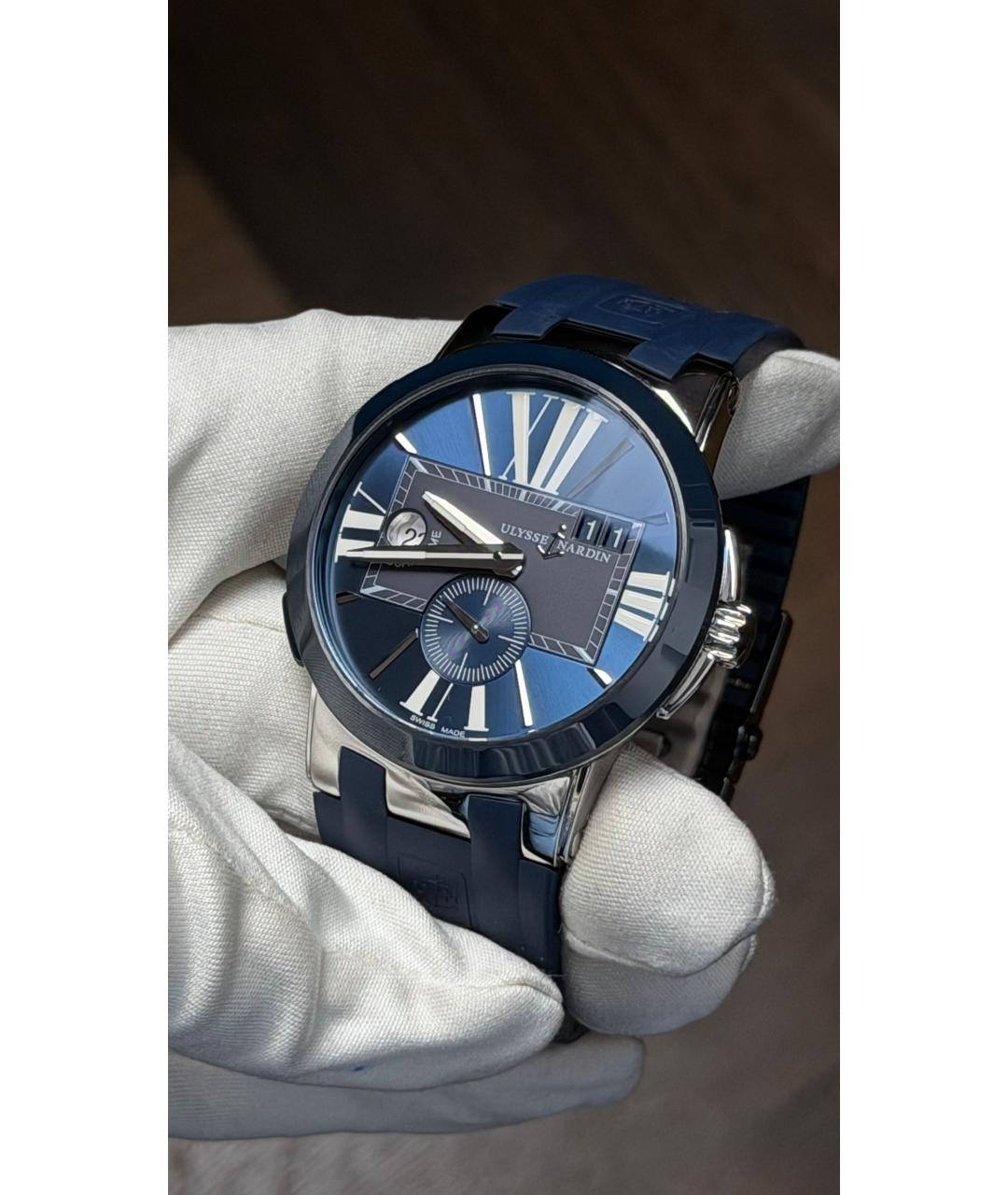 Ulysse Nardin Темно-синие часы, фото 3