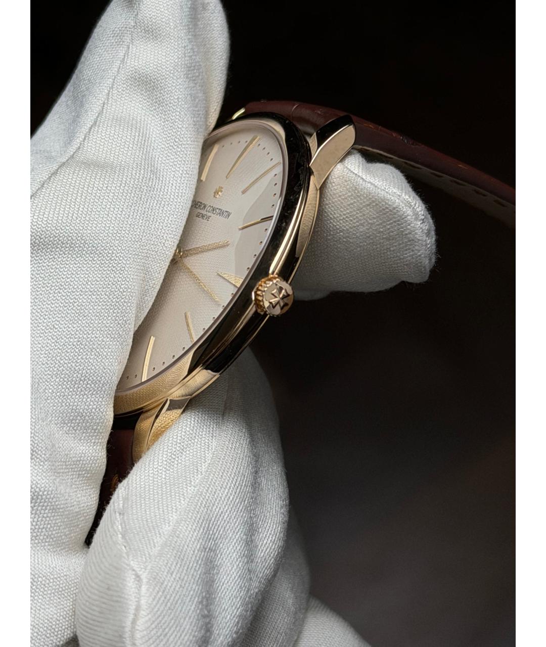 VACHERON CONSTANTIN Бежевые часы из желтого золота, фото 4