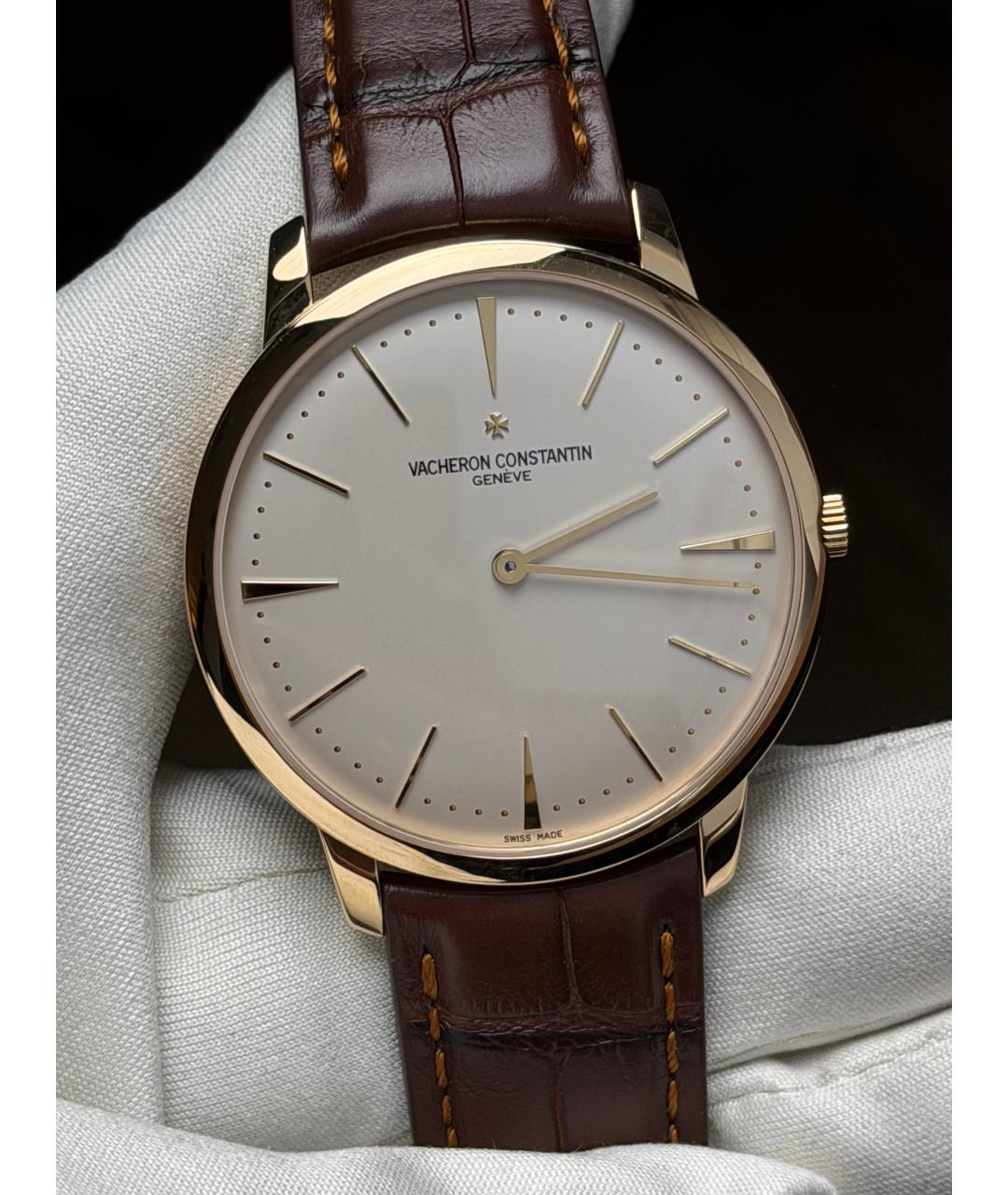 VACHERON CONSTANTIN Бежевые часы из желтого золота, фото 2