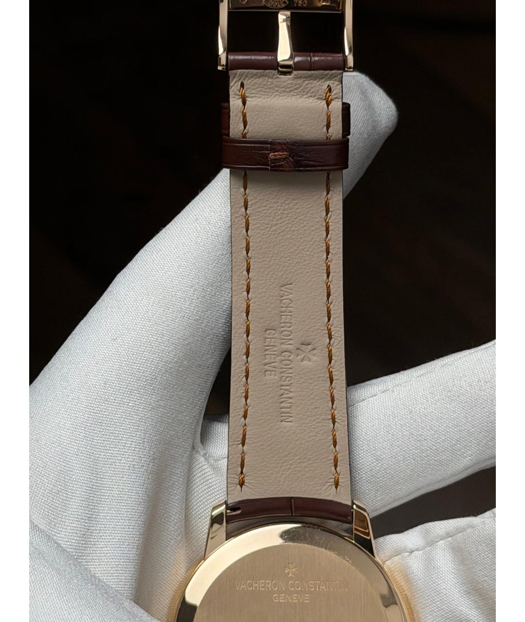 VACHERON CONSTANTIN Бежевые часы из желтого золота, фото 8