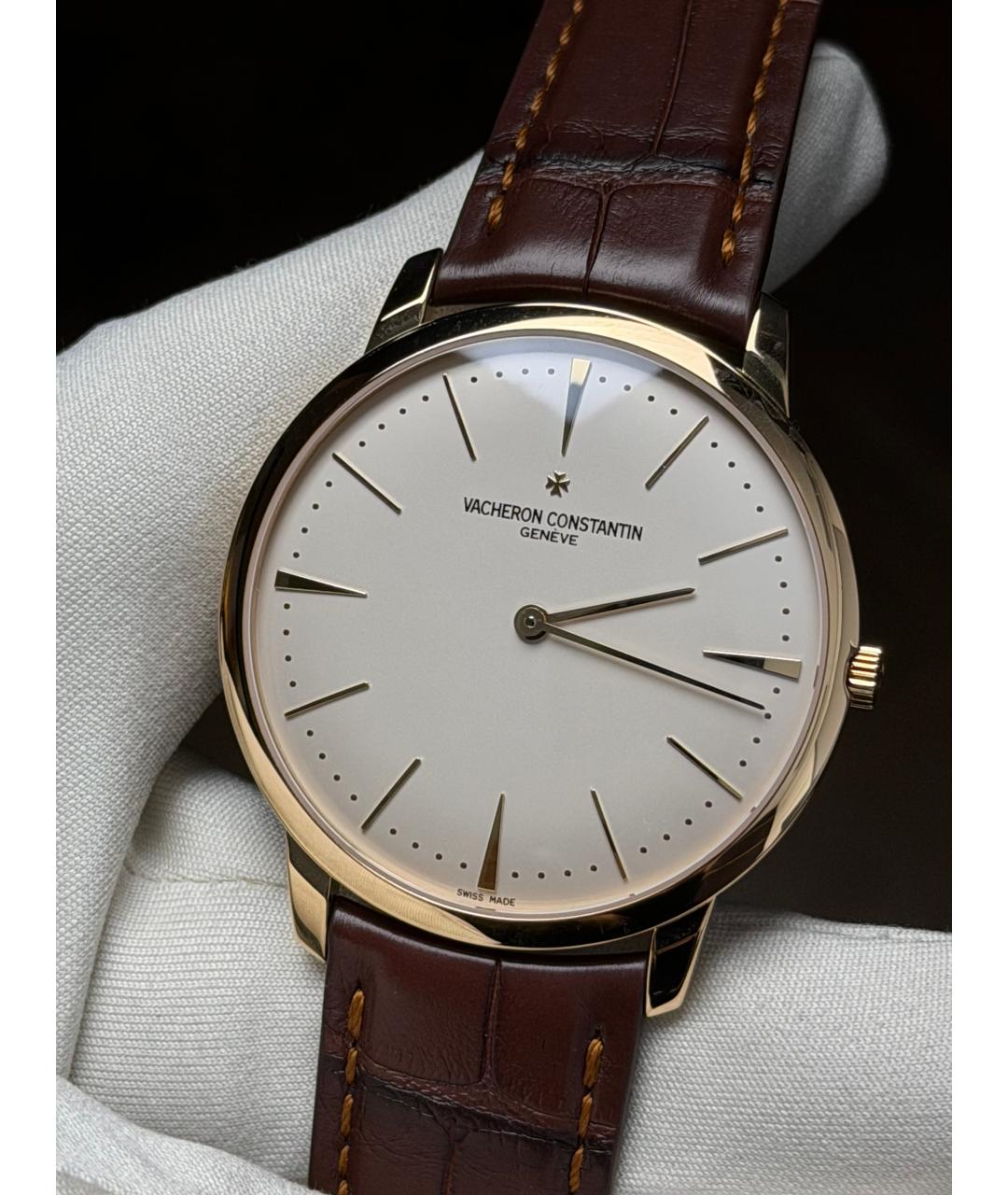 VACHERON CONSTANTIN Бежевые часы из желтого золота, фото 3