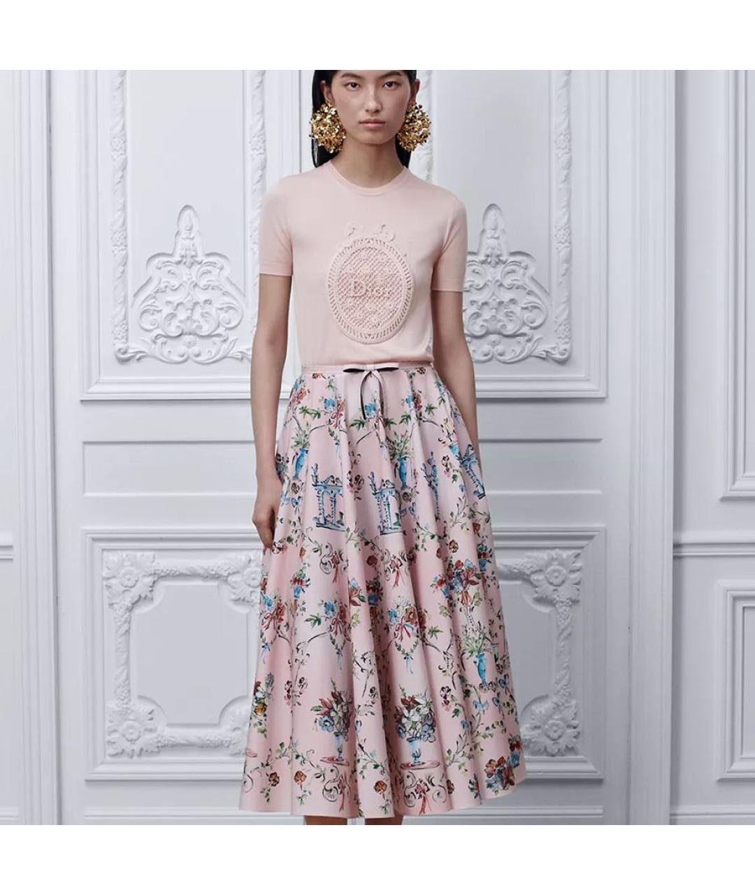 CHRISTIAN DIOR Розовый джемпер / свитер, фото 3