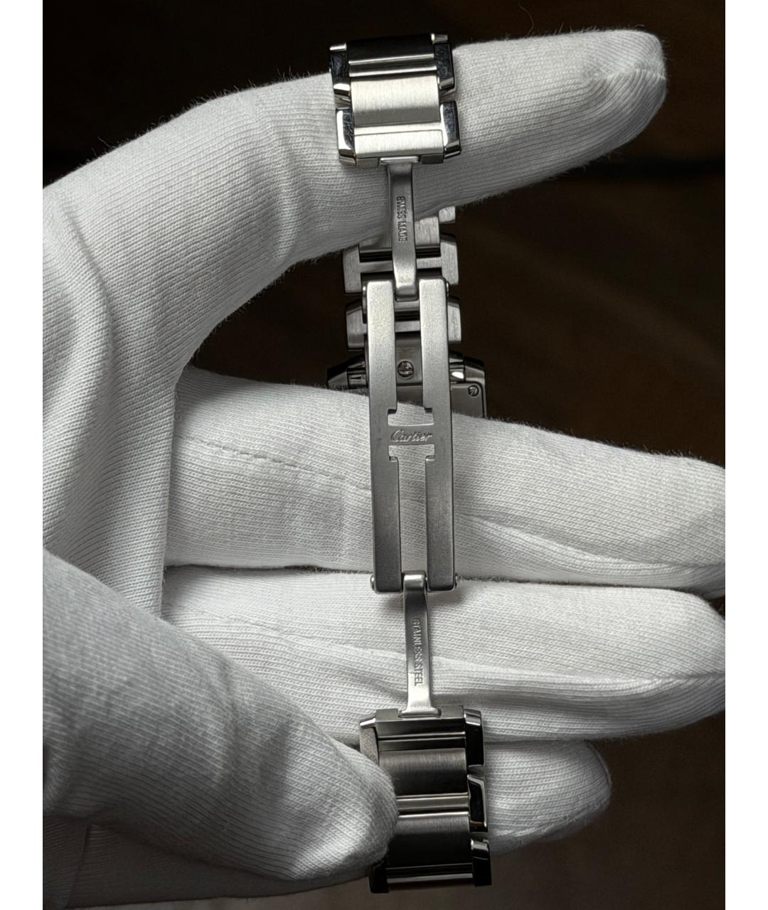 CARTIER Бежевые часы, фото 8