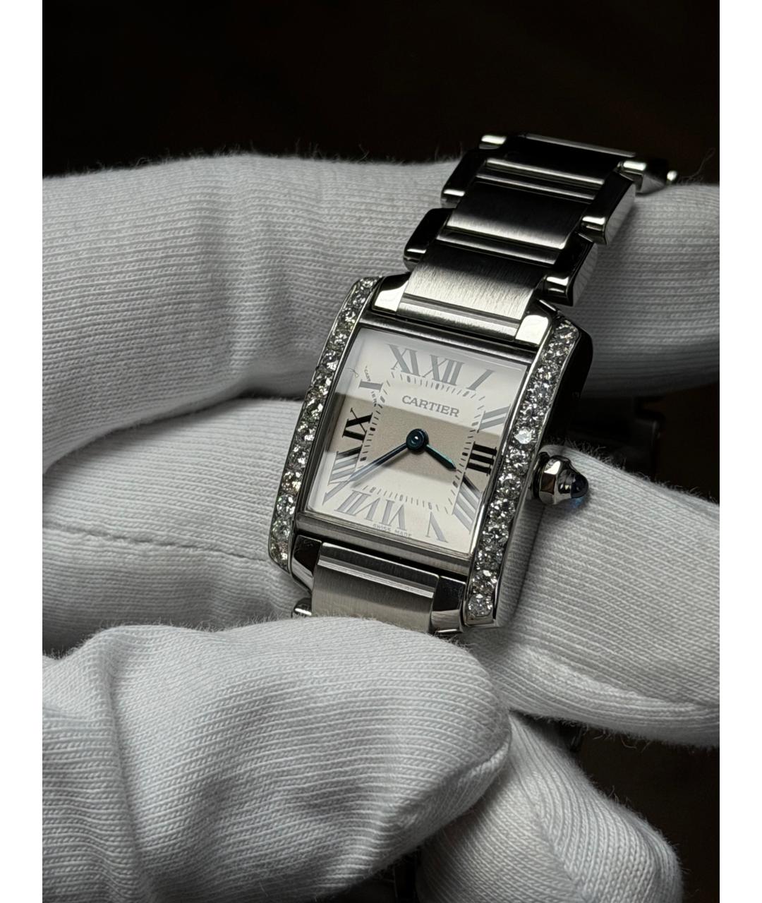 CARTIER Бежевые часы, фото 4