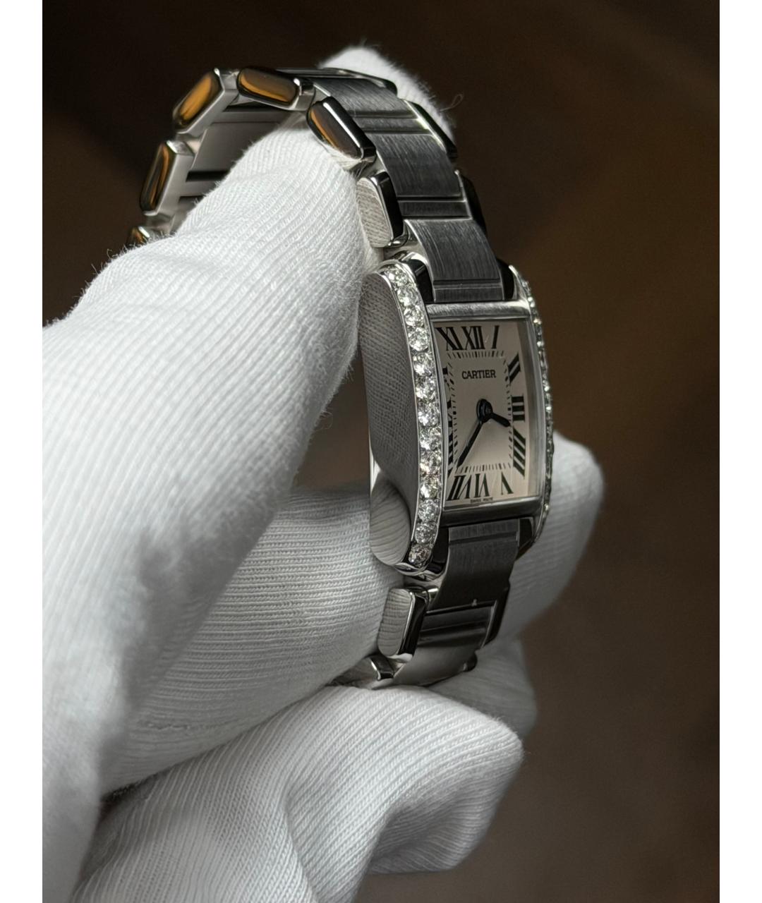 CARTIER Бежевые часы, фото 5
