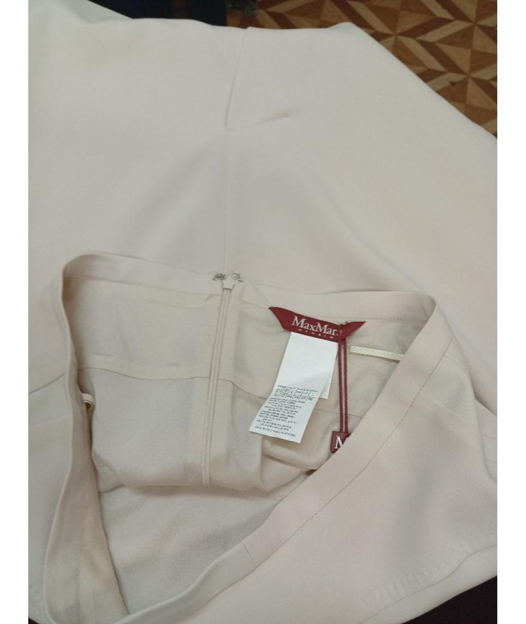 'S MAX MARA Ацетатная юбка миди, фото 4