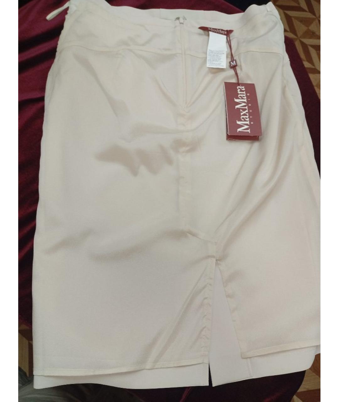 'S MAX MARA Ацетатная юбка миди, фото 5