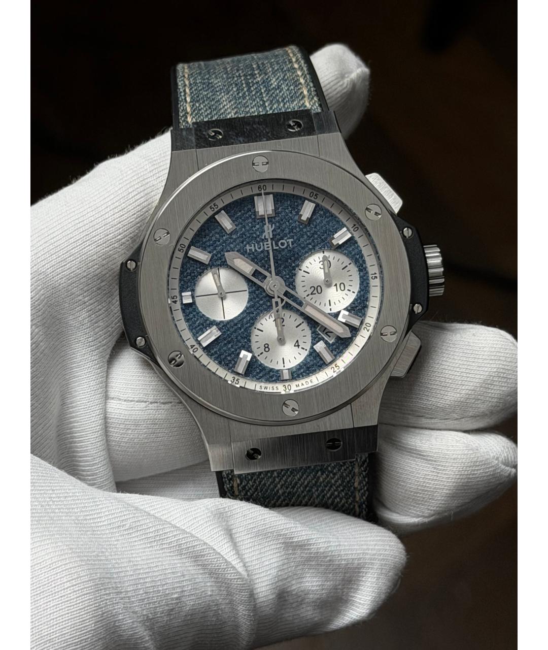 HUBLOT Синие часы, фото 2