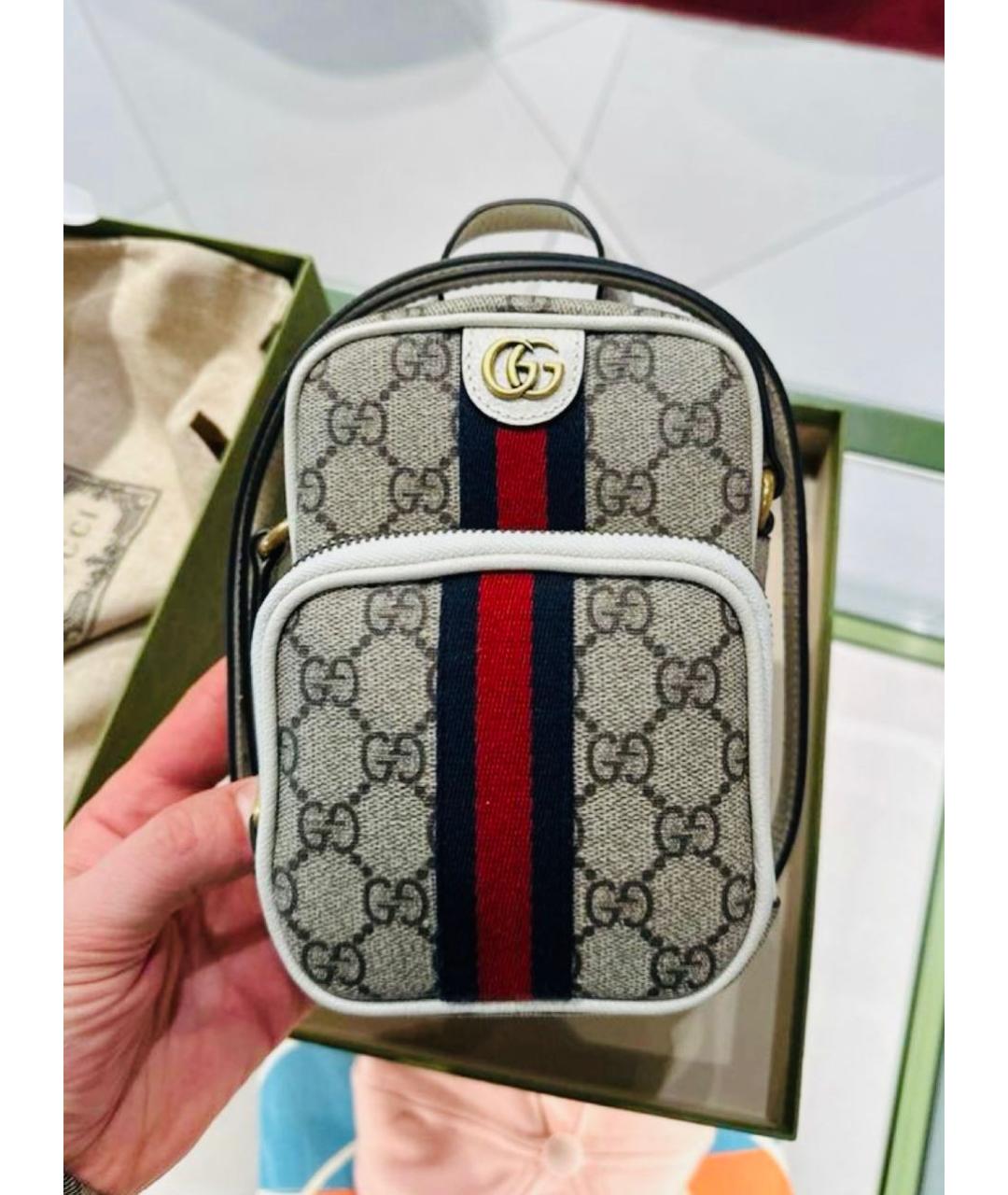 GUCCI Бежевая сумка через плечо, фото 7