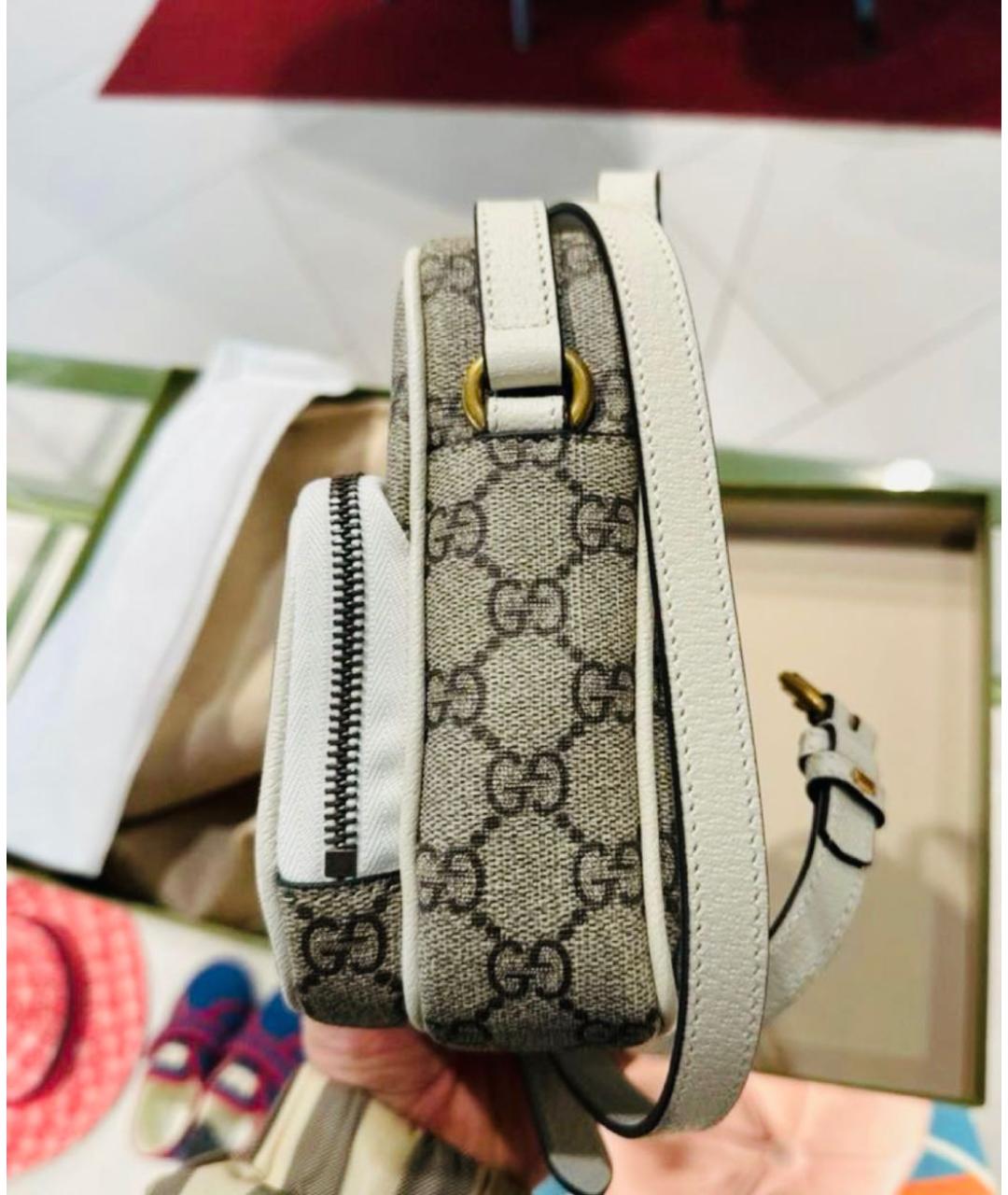 GUCCI Бежевая сумка через плечо, фото 3