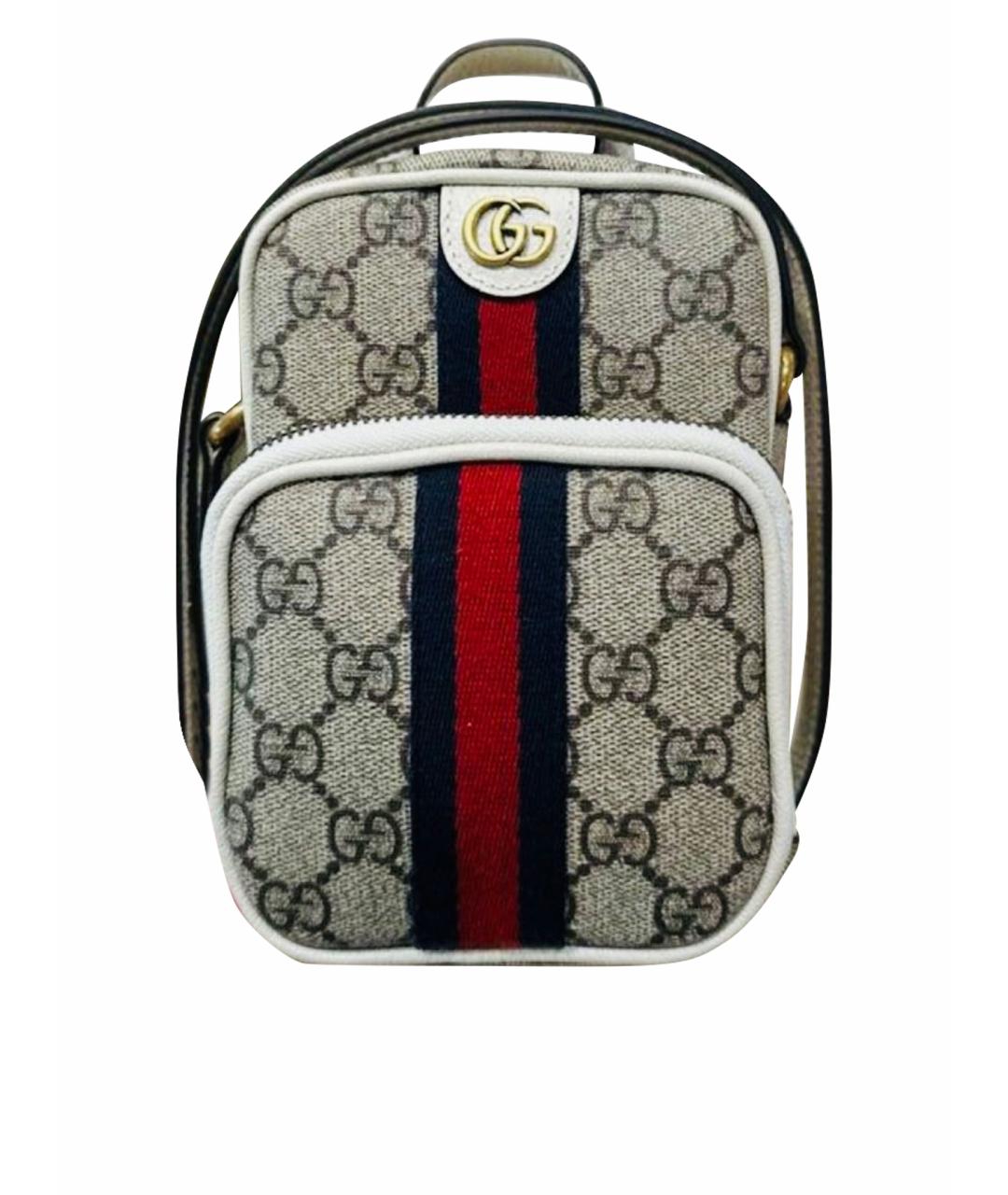 GUCCI Бежевая сумка через плечо, фото 1