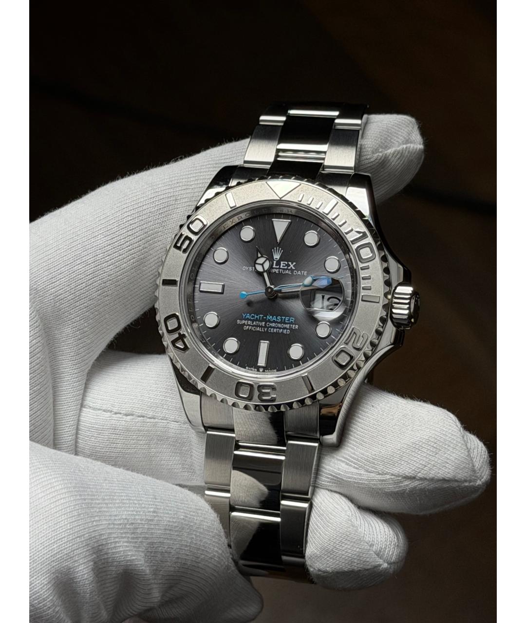 ROLEX Серые часы, фото 3