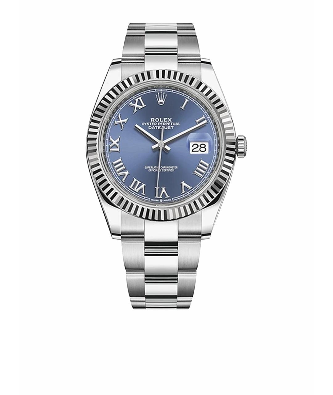 ROLEX Синие часы, фото 1