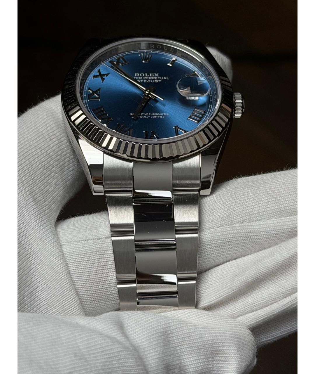ROLEX Синие часы, фото 6