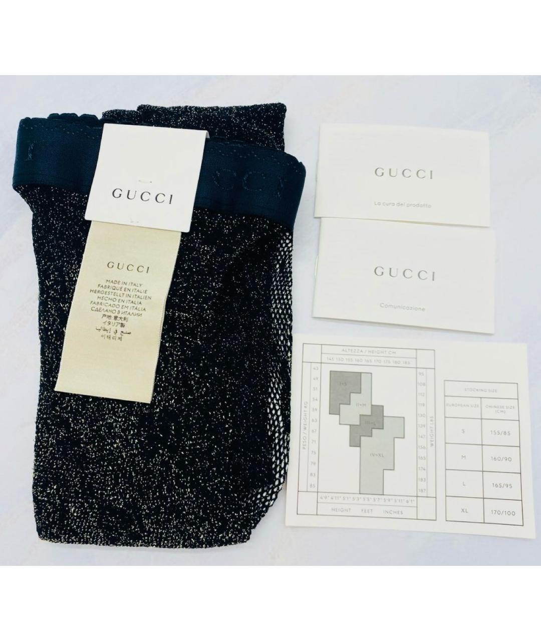 GUCCI Черные носки, чулки и колготы, фото 6