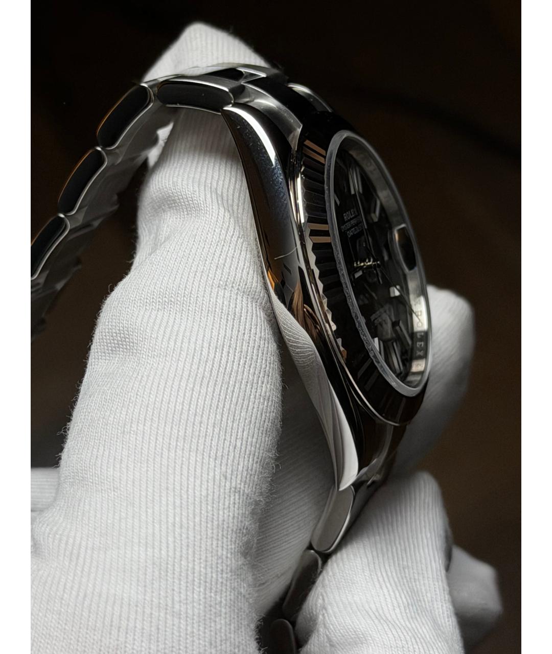 ROLEX Черные часы, фото 6