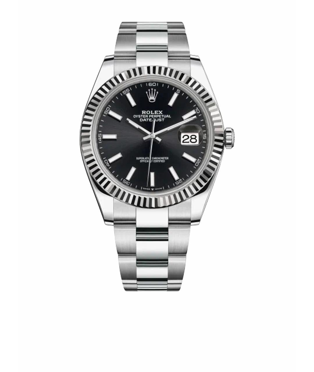 ROLEX Черные часы, фото 1