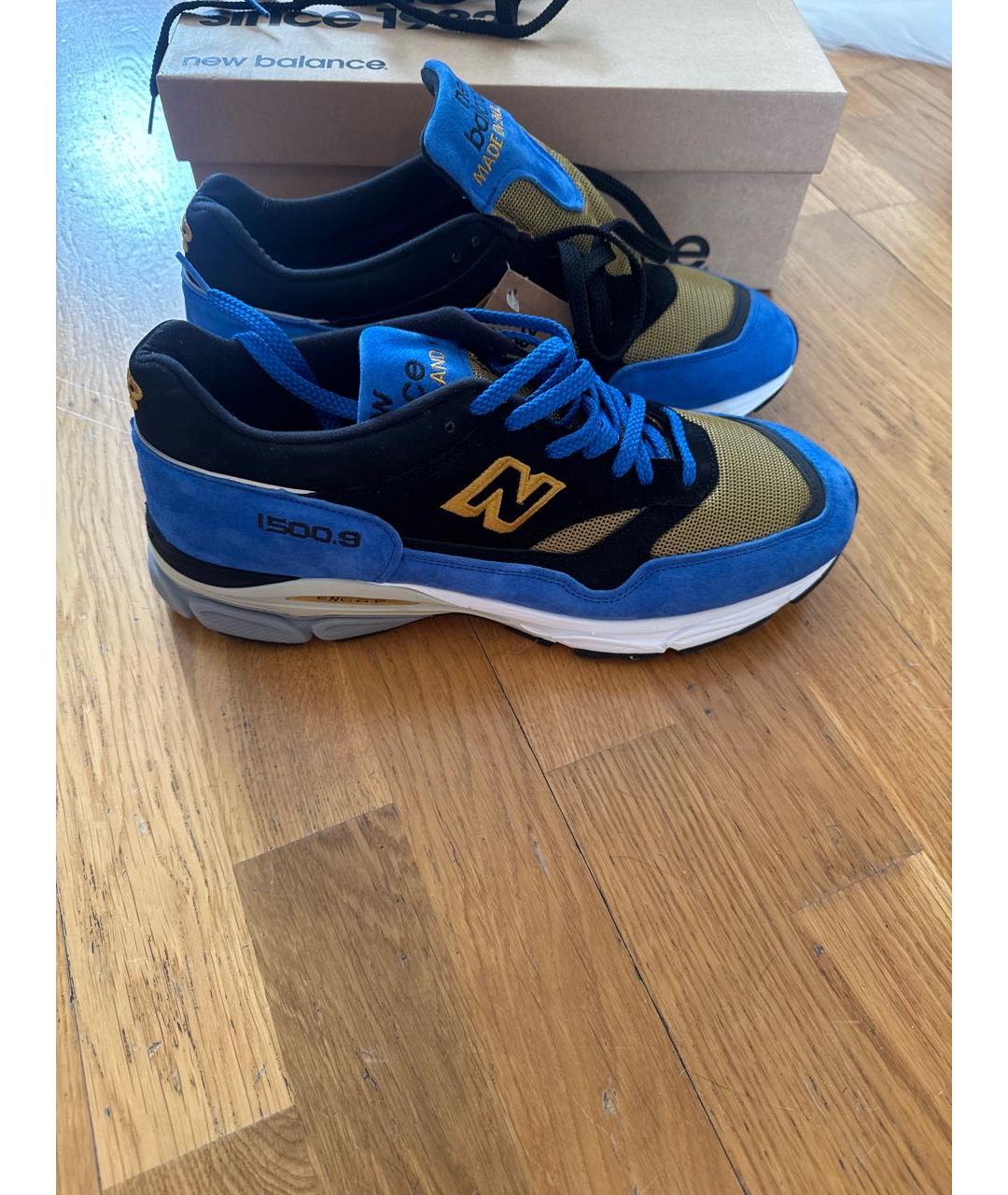 NEW BALANCE Синие замшевые низкие кроссовки / кеды, фото 7