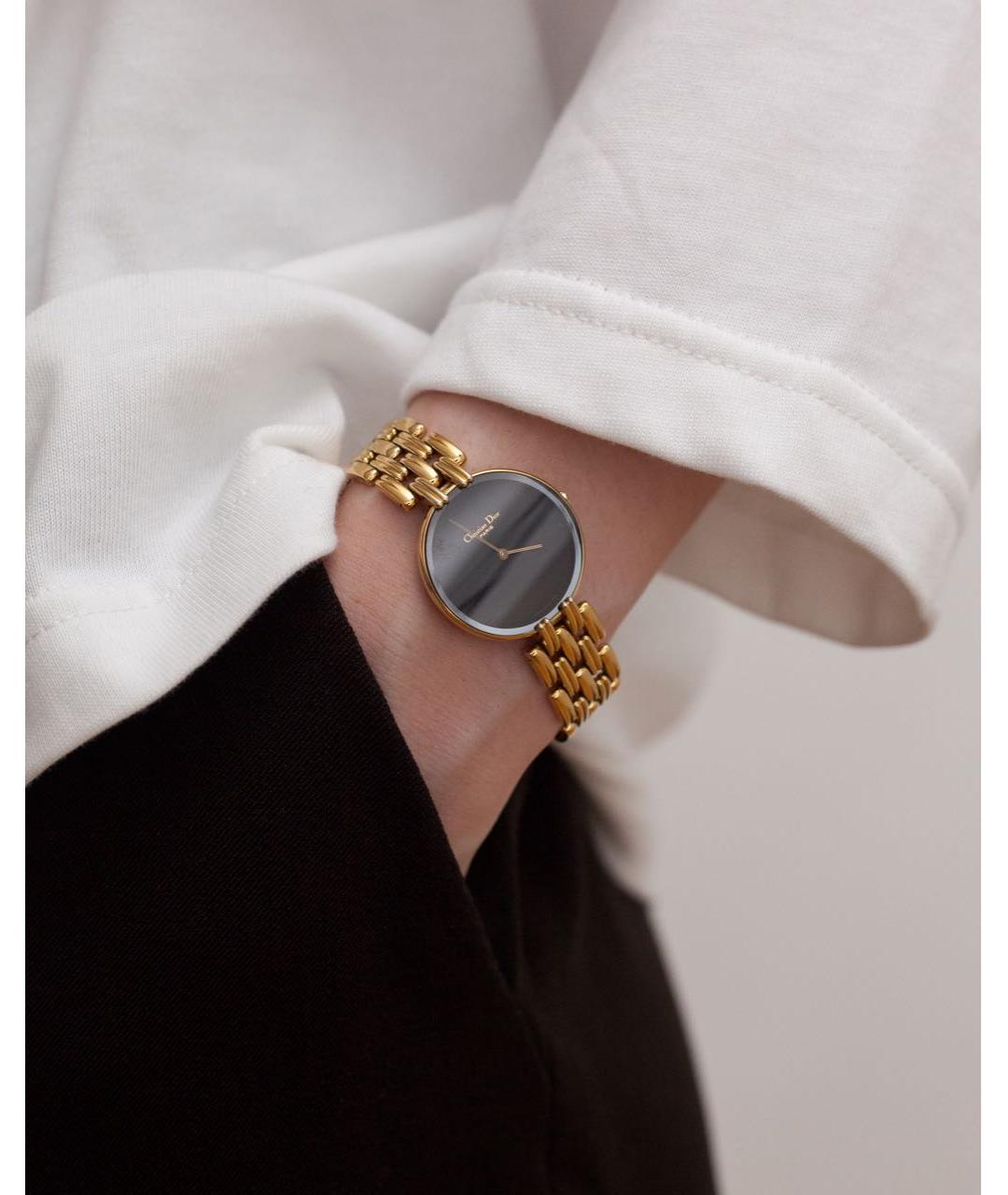 CHRISTIAN DIOR Золотые часы, фото 2