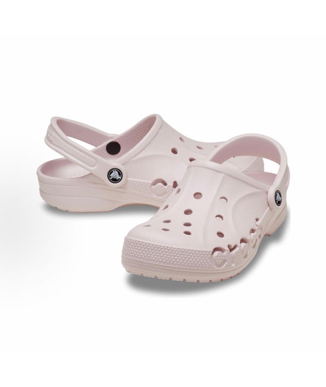 CROCS Розовые резиновые сабо, фото 2