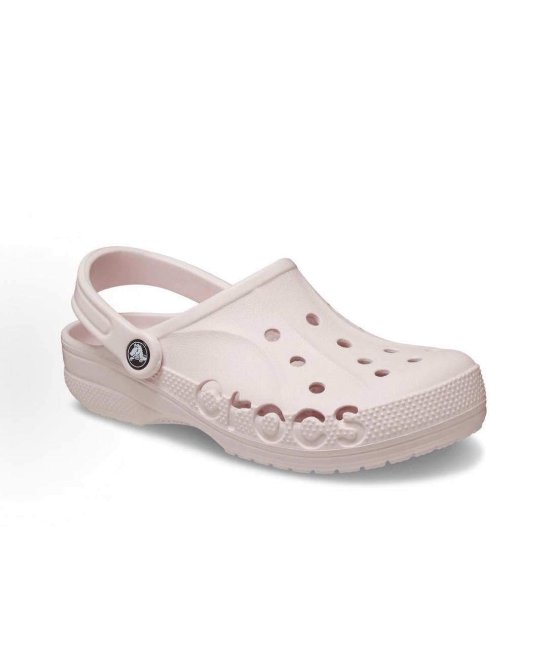 CROCS Розовые резиновые сабо, фото 3