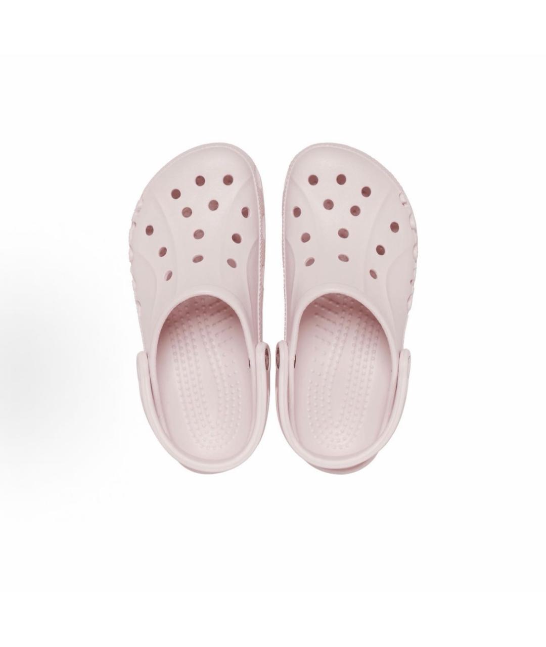 CROCS Розовые резиновые сабо, фото 4