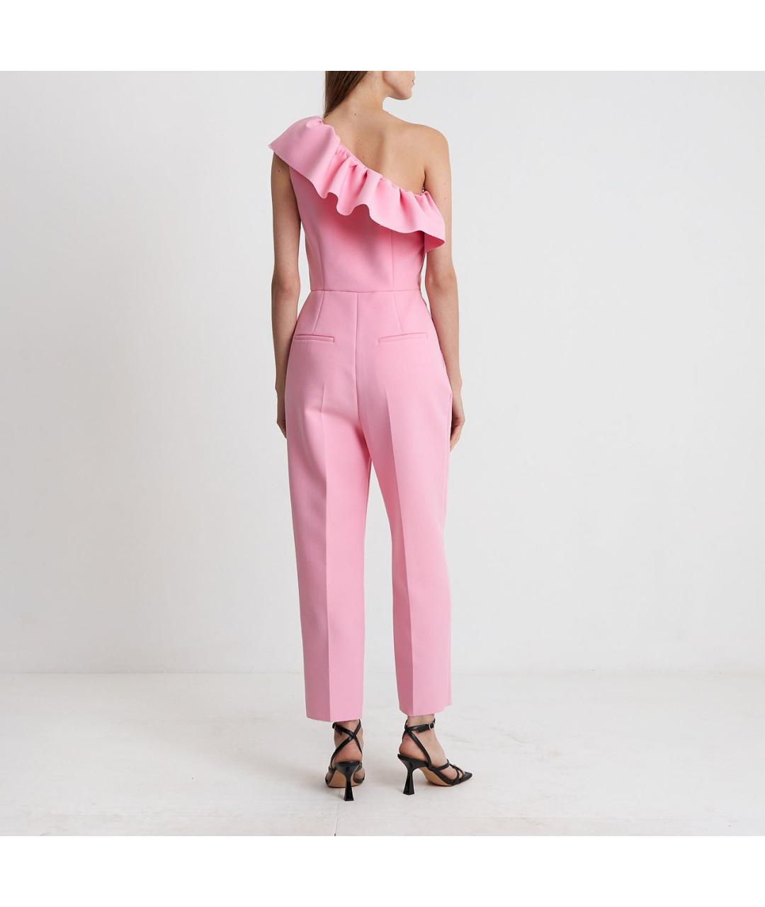 MSGM Розовый вискозный комбинезон, фото 2