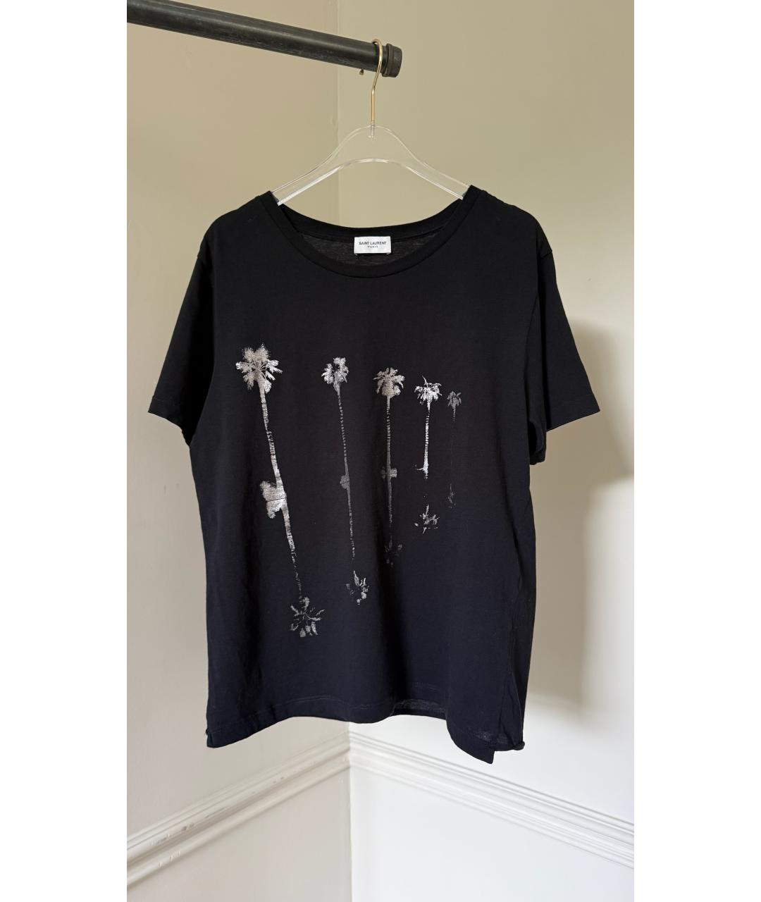 SAINT LAURENT Черная футболка, фото 9