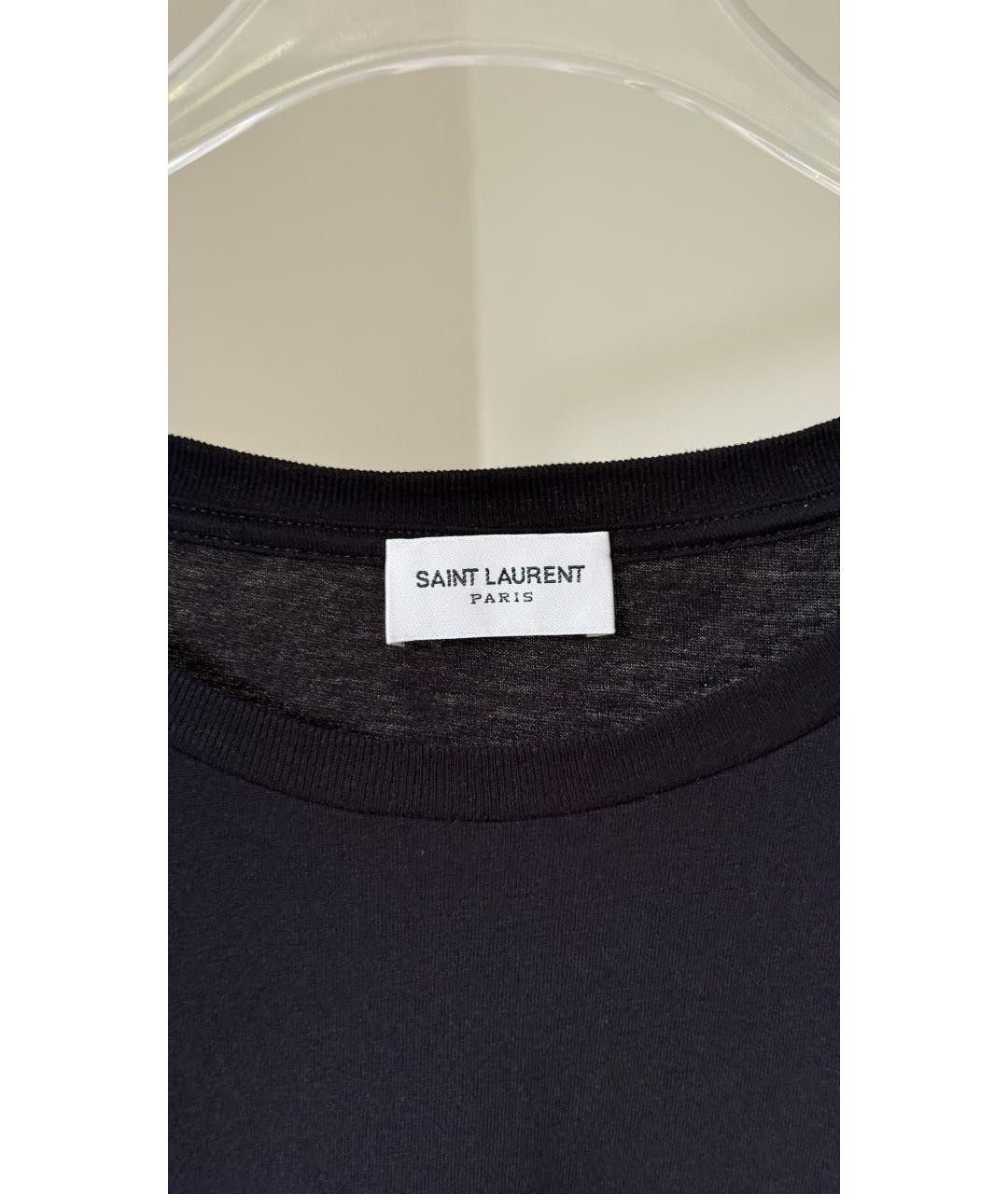 SAINT LAURENT Черная футболка, фото 6