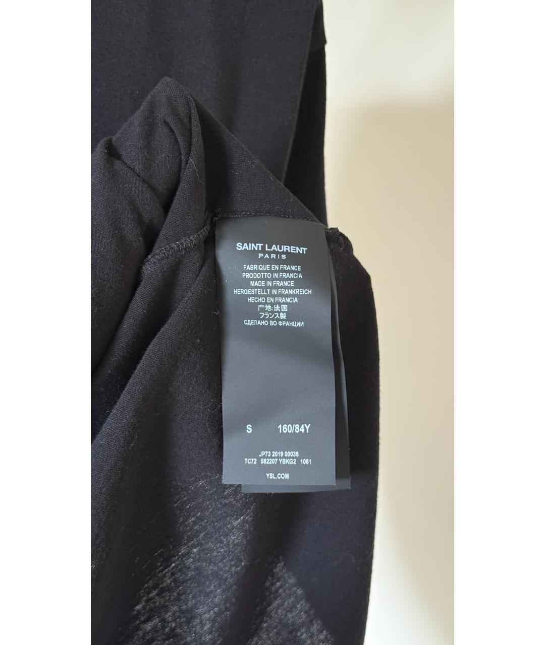 SAINT LAURENT Черная футболка, фото 7