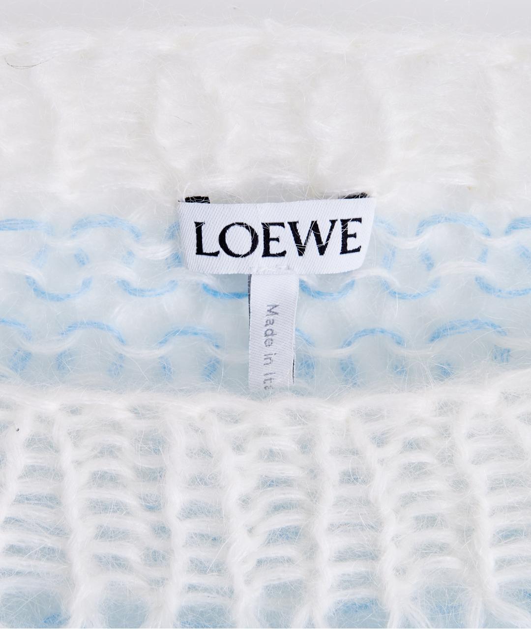 LOEWE Голубой шерстяной джемпер / свитер, фото 3