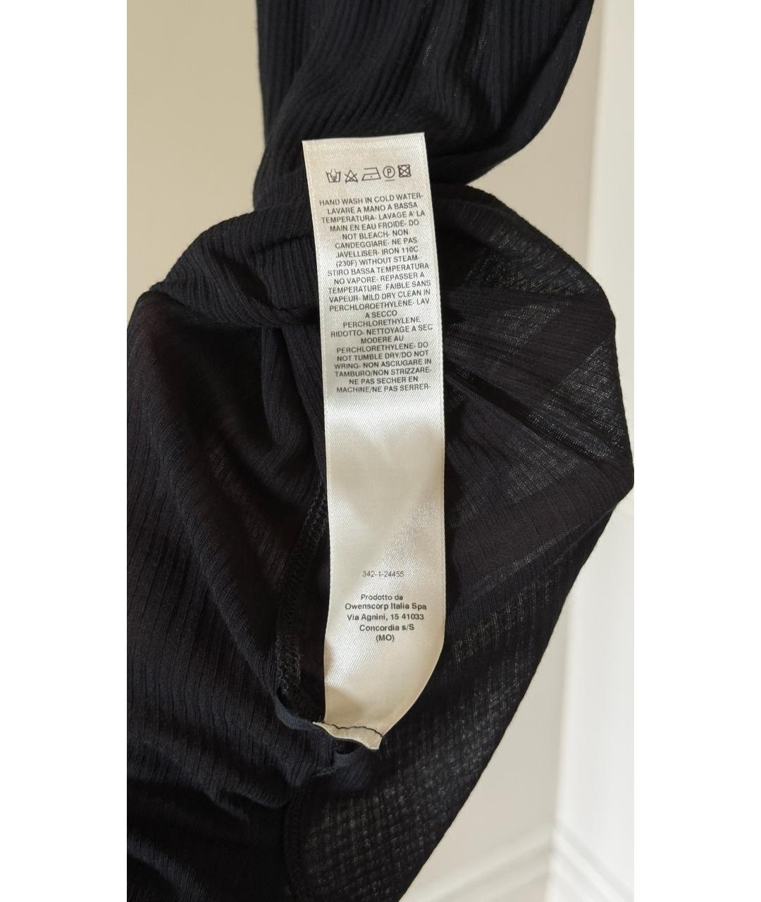 RICK OWENS Черная майка, фото 7
