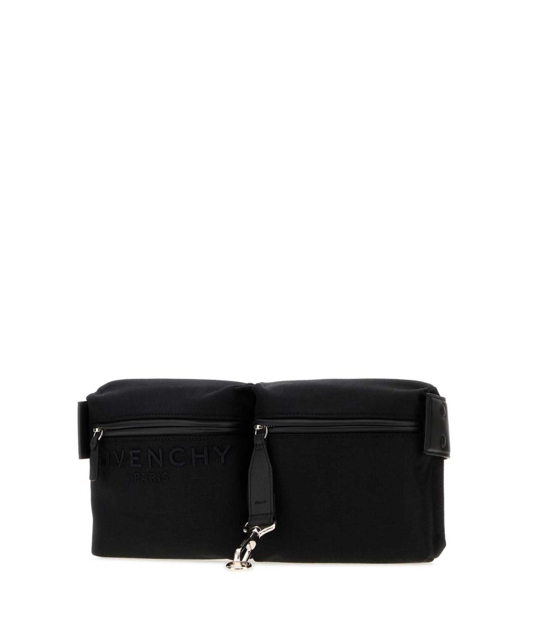 GIVENCHY Черная нейлоновая поясная сумка, фото 2