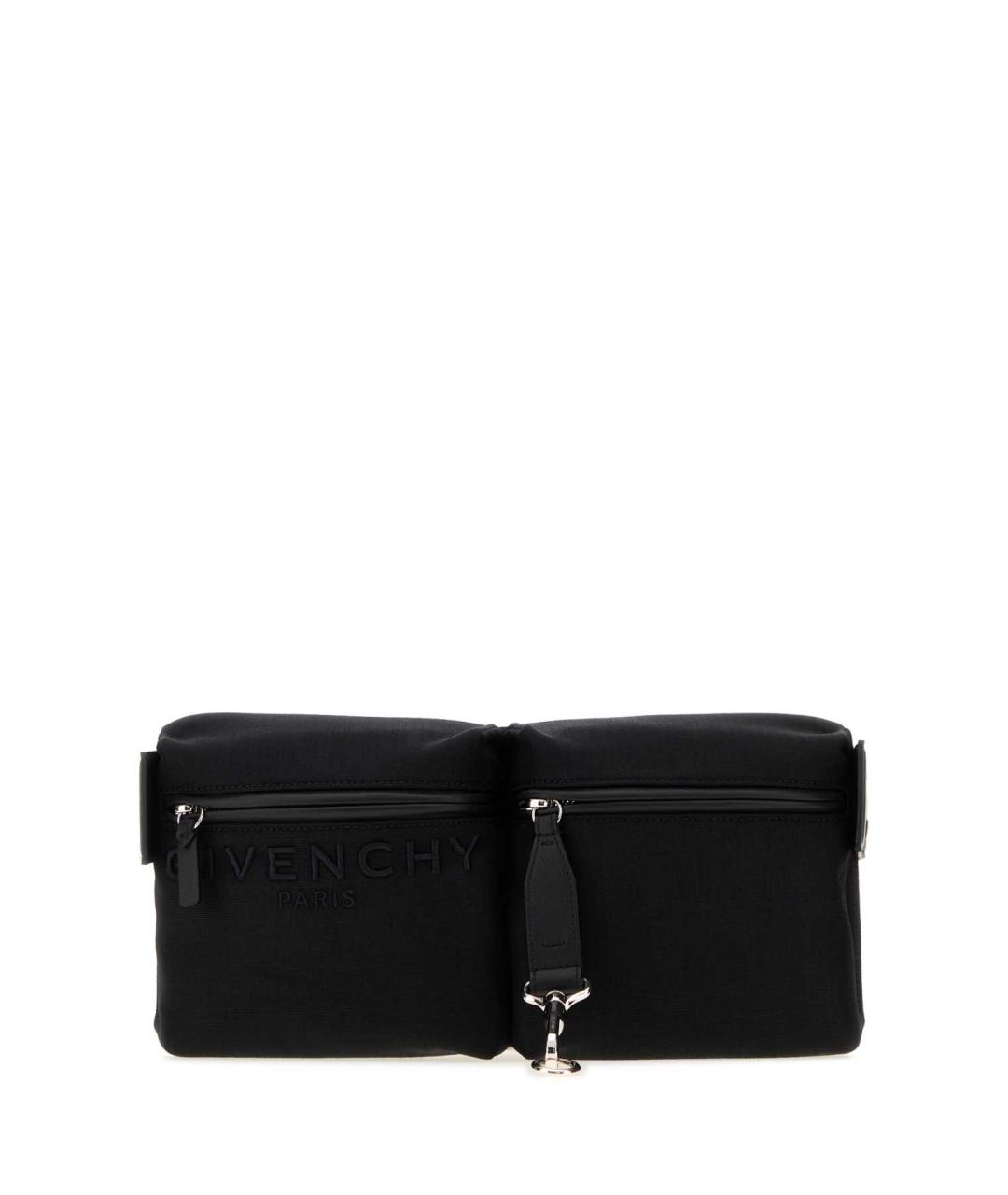 GIVENCHY Черная нейлоновая поясная сумка, фото 1