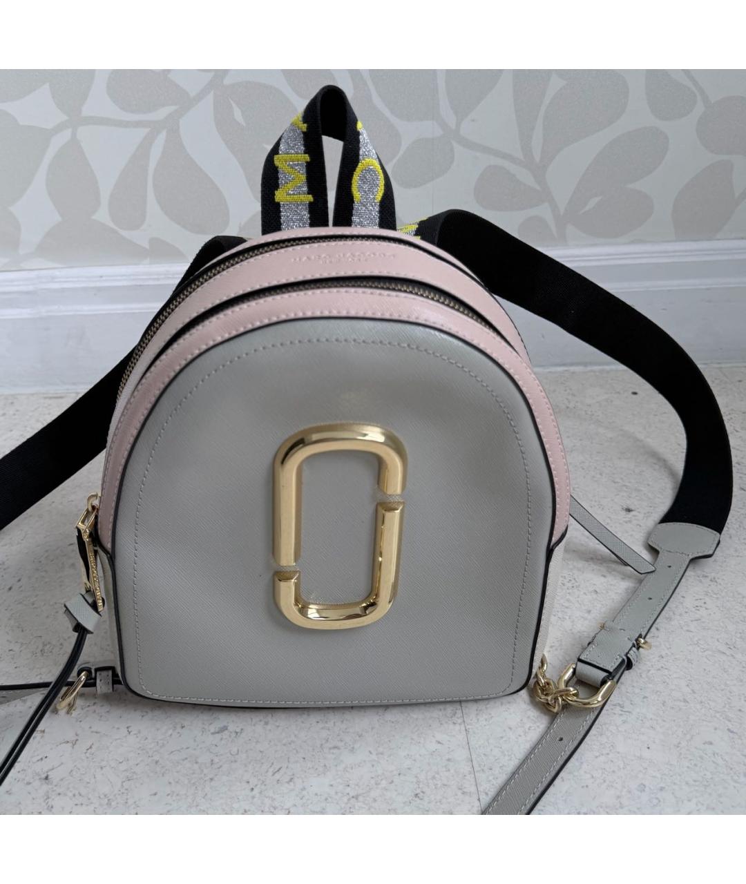 MARC JACOBS Серый кожаный рюкзак, фото 6