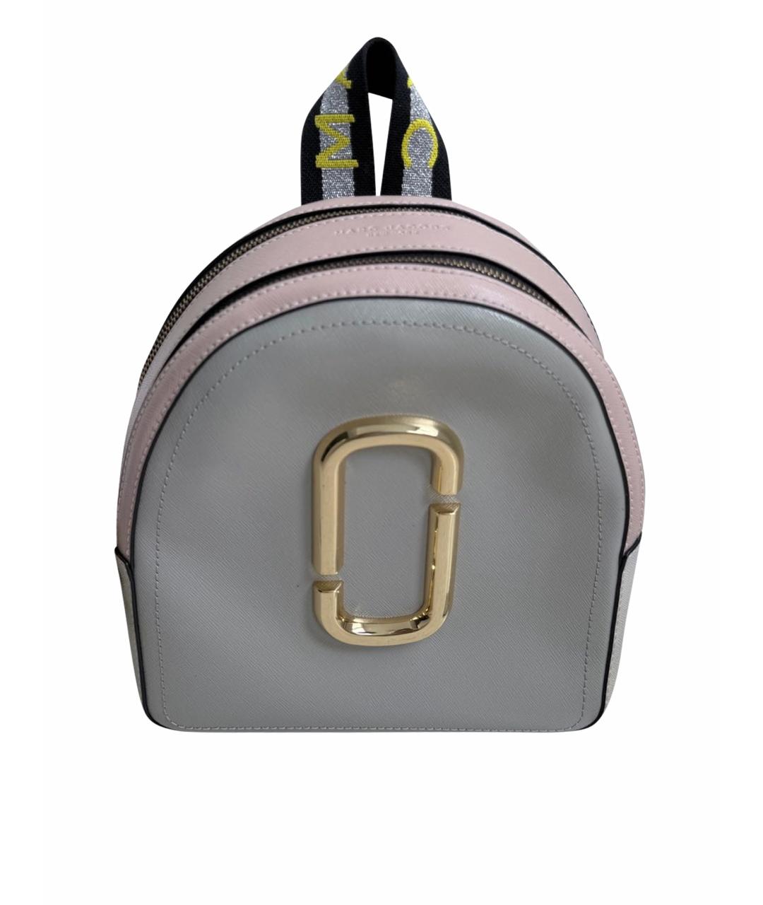 MARC JACOBS Серый кожаный рюкзак, фото 1