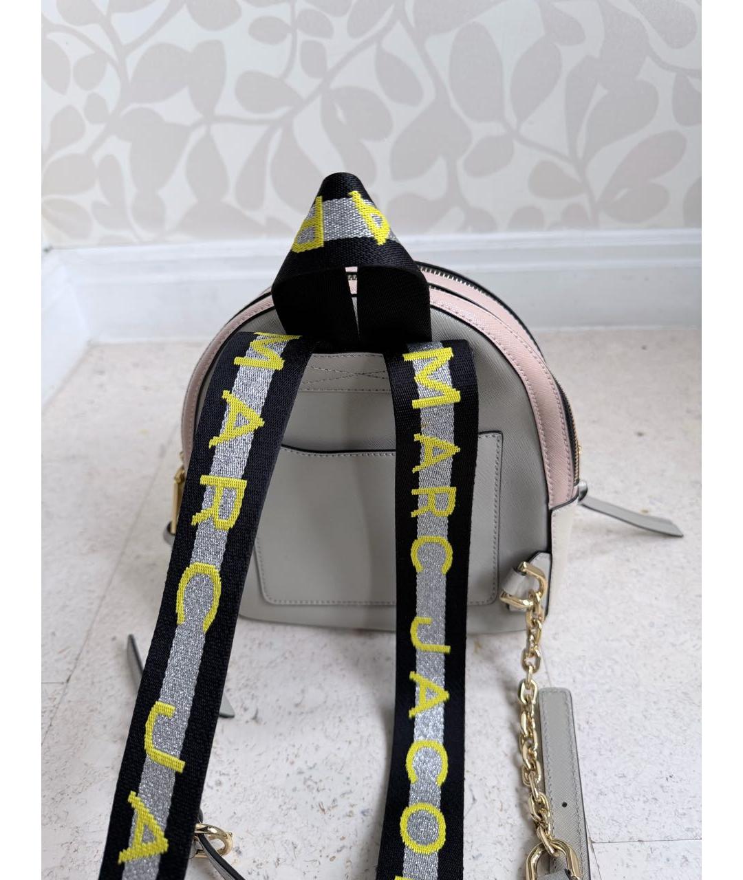 MARC JACOBS Серый кожаный рюкзак, фото 2