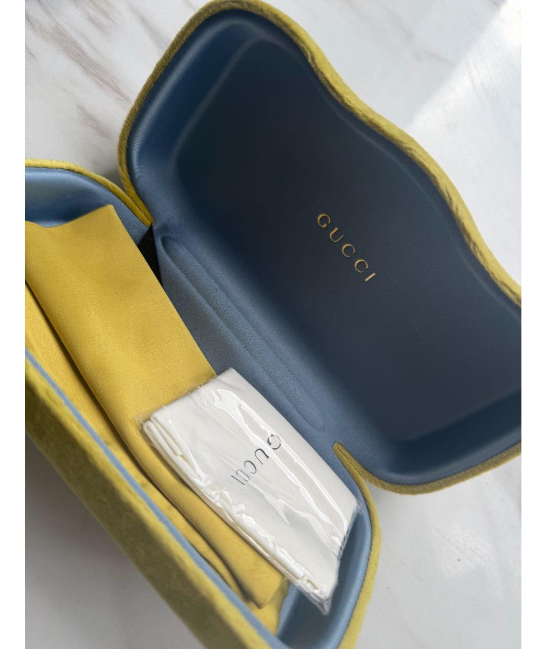 GUCCI Черные пластиковые солнцезащитные очки, фото 4