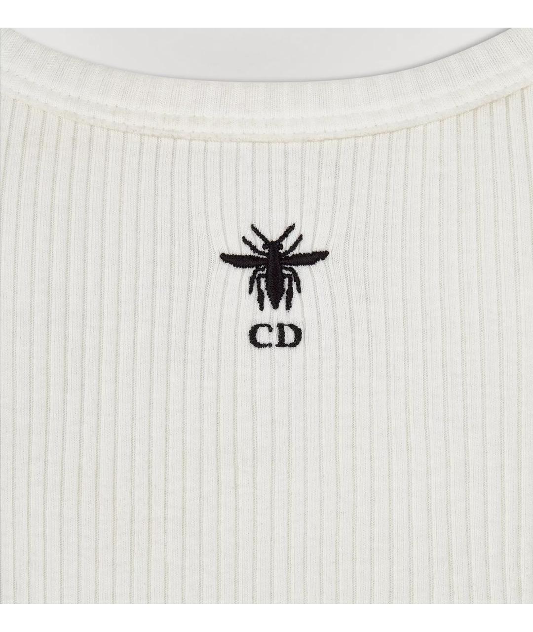 CHRISTIAN DIOR Белая майка, фото 6