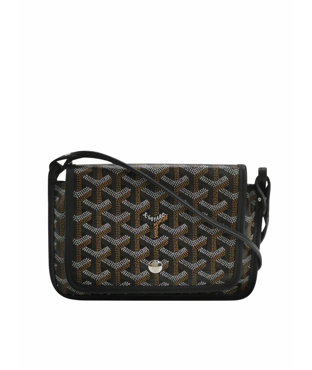 GOYARD Коричневая кожаная сумка через плечо, фото 1